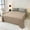 Beige, variant on YIMWNYI Solid Color Washable Bed Sheet, Polyester Fabric, Soft Comfortable Bedding, Easy to Maintain, Suitable for Various Bed Types, Perfect for Home Décor