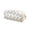 White, variant on Pencil Case,Dot Patten Decor Simple Design Portable Zippered Pen Pouch for Office Desk Meeting Travel