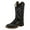 Black, variant on Old West Children's Broad Square Toe Boots
