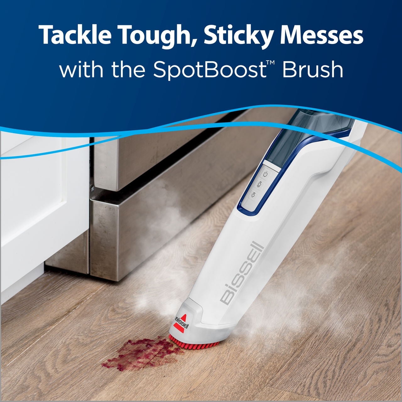BISSELL PowerFresh Deluxe Steam Mop SpotBoost Brush photo 4