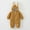 Khaki, variant on Baby Fleec𝖾 Jumpsuit Boy Girl Bun𝗇y Ears Hood Jumpsuit Sher𝗉a 𝖱omper Zipper Toddler Kids Snowsuit Warm Winter Outwear