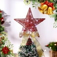 thumbnail image 2 of Christmas Tree Topper 8” Red Star Tree Toppers with 20 LED Lights for Christmas Tree Decorations, Xmas Tree Top Ornament for New Year Holiday Home Office Indoor, 2 of 6