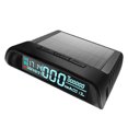 thumbnail image 1 of Zootealy Solar Powered GPS Speedometer with LED Heads-up Display for Vehicles - High Accuracy Multifunctional Speedometer with Overspeed Alert and Fatigue Driving Reminder - Black Color (Built-in, 1 of 6