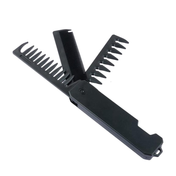 SIEYIO Anti Statics Travel Pocket Comb Hair Picking Comb Detangling Comb Fine and Wide Tooth Comb 3 in 1 Folding Hair Comb Gift