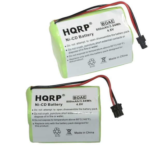HQRP 2-Pack Battery for Uniden BEARCAT BC250D BC250 BC296 BC296D BC245 BC245XLT UBC245XLT Scanner