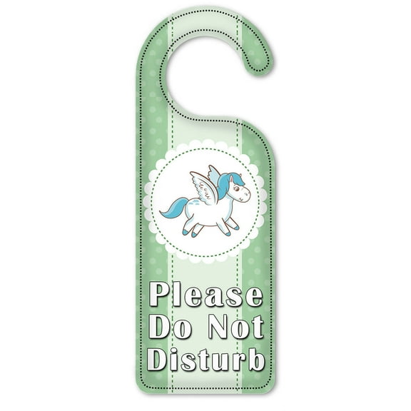 Do Not Disturb Door Knob Hanger Sign - Flying Horse