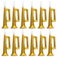 thumbnail image 1 of 12 trompetas de plástico para hacer ruido, juguetes para niños, accesorios de animación para partidos de fútbol, regalos para fiestas de cumpleaños (doradas), 1 of 8