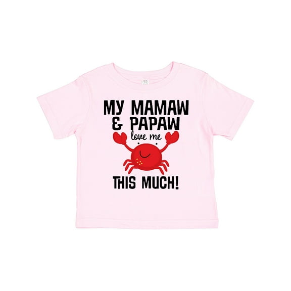 Inktastic Mamaw Papaw Love Me Boys or Girls Toddler T-Shirt