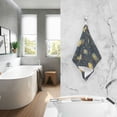 thumbnail image 2 of Yayeee 100% Cotton Hand Towels for Bathroom 16" x 28" Soft Absorbent Kitchen Towel, Orange Fireflies Pattern, 2 of 7