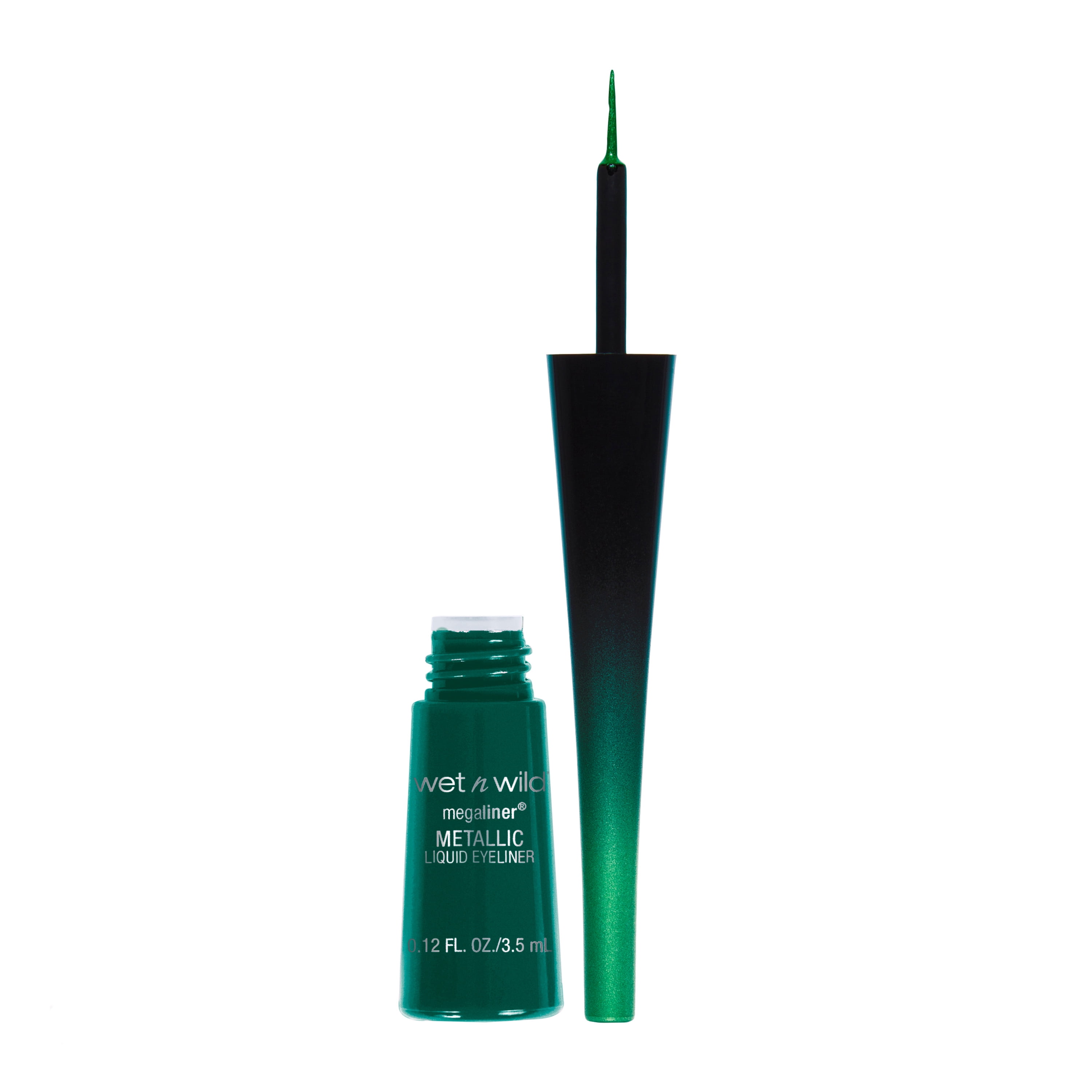 wet n wild Fantasy Makers MegaLiner Metallic Liquid Eyeliner, Goblin Green