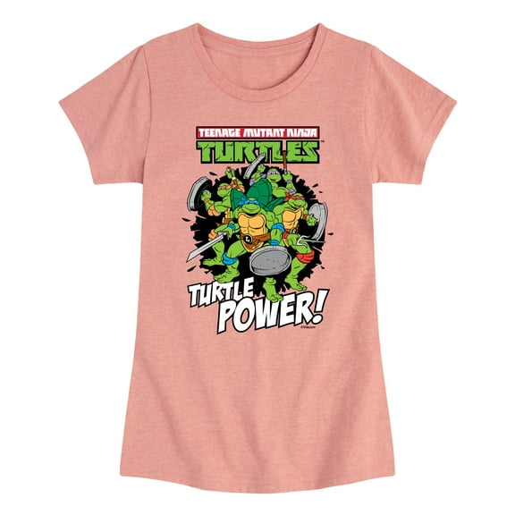 Teenage Mutant Ninja Turtles - Turtle Power - Girls Short Sleeve T-Shirt