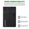 thumbnail image 2 of QJUHUNG USB 3.0 Enclosure 2.5" Portable External Backup Hard Drive Case 2TB HDD Sata SSD For PC Laptop And Mac,1-year Rescue Service, 2 of 6