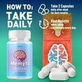thumbnail image 4 of Memyts Advanced Formula Brain Support Pills Maximum Strength Supplement 180 Capsules, 4 of 9
