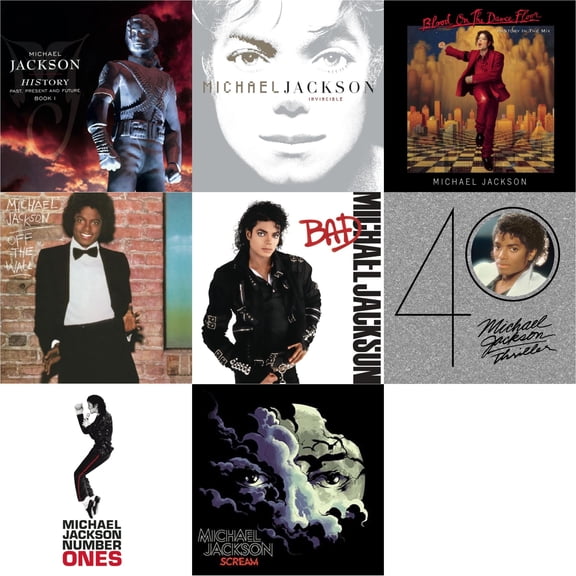 History: Past Present & Future Book 1 & Invincible & Blood On The Dance Floor / History In The Mix & Off The Wall & Bad & Thriller (40Th Anniversary/2CD) & Number Ones & Scream