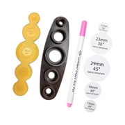 Abbraccia Button Maker Tool Portable Fabric Covered Button for Shirt Down Jacket Jeans Without Button