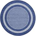 thumbnail image 3 of Nourison Whimsicle Modern Moroccan Navy 8' x round Area Rug, (8' Round), 3 of 9