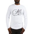 thumbnail image 1 of CafePress - White ASL Kitty Long Sleeve T Shirt - Unisex Cotton Long Sleeve T-Shirt, 1 of 1