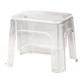 thumbnail image 1 of Lipstore Clear Step Stool Bathroom Stool Storage Ottoman for Home Living Room Kitchen, 1 of 8
