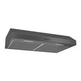 thumbnail image 2 of Broan 30 Inch CFM 1.2 Sones Convertible Black Stainless Steel Kitchen Range Hood, 2 of 5