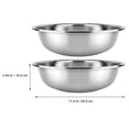 thumbnail image 2 of KONTONTY 52Pack Stainless Steel Basin Kitchenware Home Use Restaurant Use Food Preparation Multi Functional Wash Bowl, 2 of 8