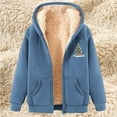 thumbnail image 3 of SELONE Womens Zip up Sweatshirt Active Christmas Tree Fleece Jacket Zipper Long Sleeve Hoodies with Pocket Cute Tops, 3 of 3