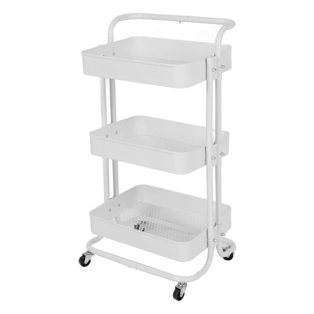 Organizador de tranvías, Ruedas Giratorias de 360 Cart de Servicio Utilitario de Rodamiento de Alta Carga de Acero Al Carbono Para La Cocina