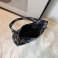 thumbnail image 2 of Bolsa Retro Mujer Denim Plaid Print Underarm Bag Cadena pequeños (Azul oscuro) Likrtyny Para Estrenar, 2 of 9