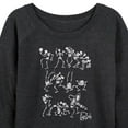 thumbnail image 3 of Corpse Bride - Bones Dancing the Scare Away - Women's Lightweight French Terry Long Sleeve Shirt, 3 of 5