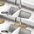 thumbnail image 4 of Zufioo Kitchen Sink Splash Guard, Faucet Mat Splash Catcher, uper Absorbent Microfiber Sink Protector Mat,Kitchen Sink Mat，Bathroom Countertop Protect Ma, 4 of 7