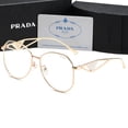 thumbnail image 2 of Prada Gafas Redondas Irregulares Con Marco De metal Transparente De Sol De Moda Gao Jiahui unisex, 2 of 2