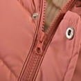 thumbnail image 4 of Chbgutlmr Girls Clothes Winter Coats Kids Fleece Lined Full Zipper Tunic Hoodies Warm Thermal Jackets with Floral Embroidery, 4 of 9
