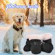 thumbnail image 3 of 4 Uds. Botas de nieve para mascotas, zapatos de suela blanda de felpa para perros, zapatos antideslizantes cálidos para invierno (negro L) Likrtyny Para estrenar, 3 of 8