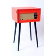 thumbnail image 5 of Arkrocket Discovery Bluetooth Belt Drive Turntable with Speakers & Removable Legs, Orange, 5 of 6