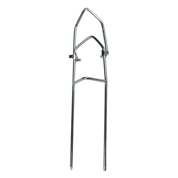 Luzkey Fishing Rod Holders Ground Support Stand Fish Pole Holder, Metal Fishing Support Other