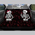 thumbnail image 3 of Chririnla Car Back Seat Covers for Auto Interior Automotive, Skeleton Couple 2 Pack Car Rear Seat Protectors Protects Against Dog Hair Easy to Install, 3 of 7
