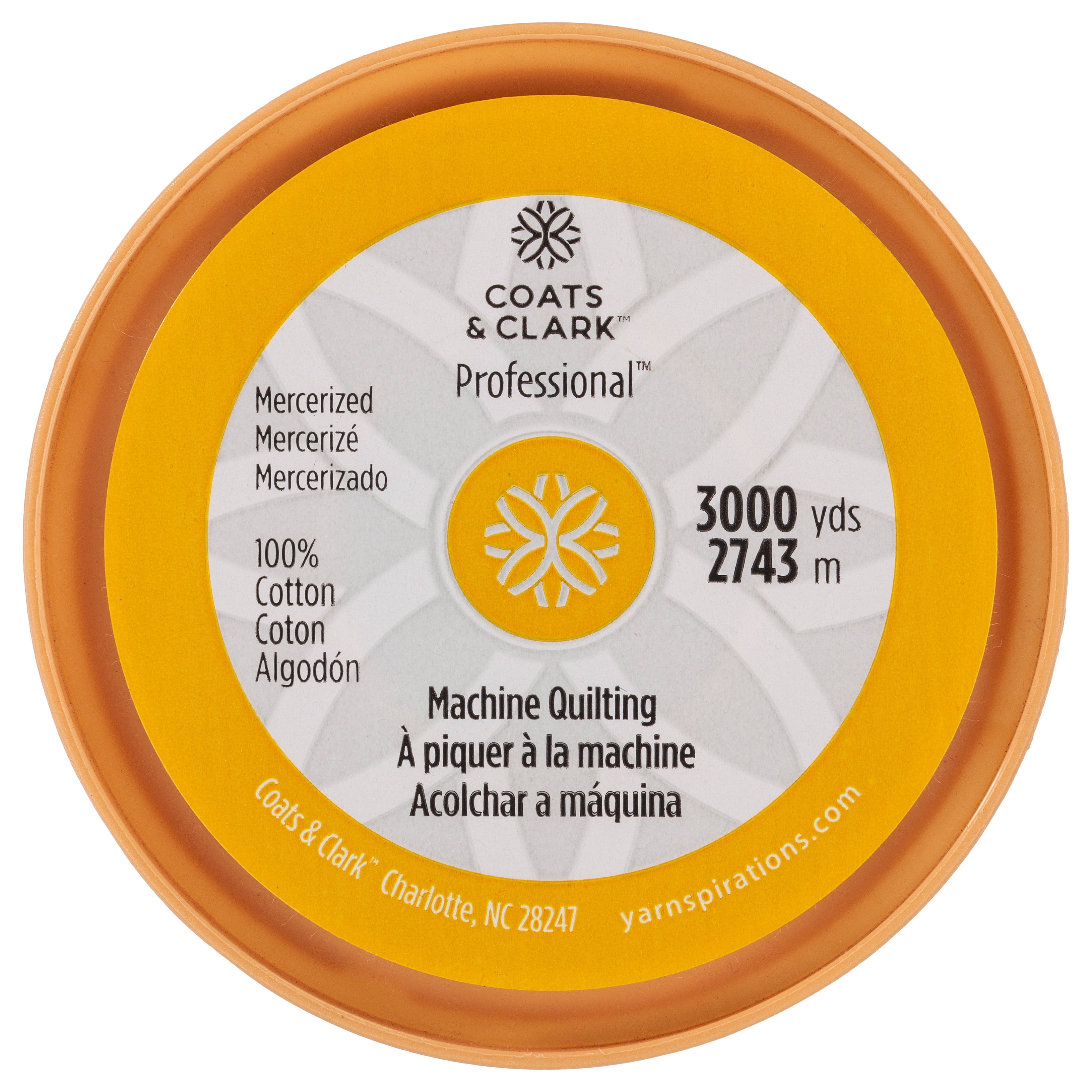Coats & Clark™ Professional Machine Quilting Nugrey Cotton Thread, 3000 Yards 30 Weight
