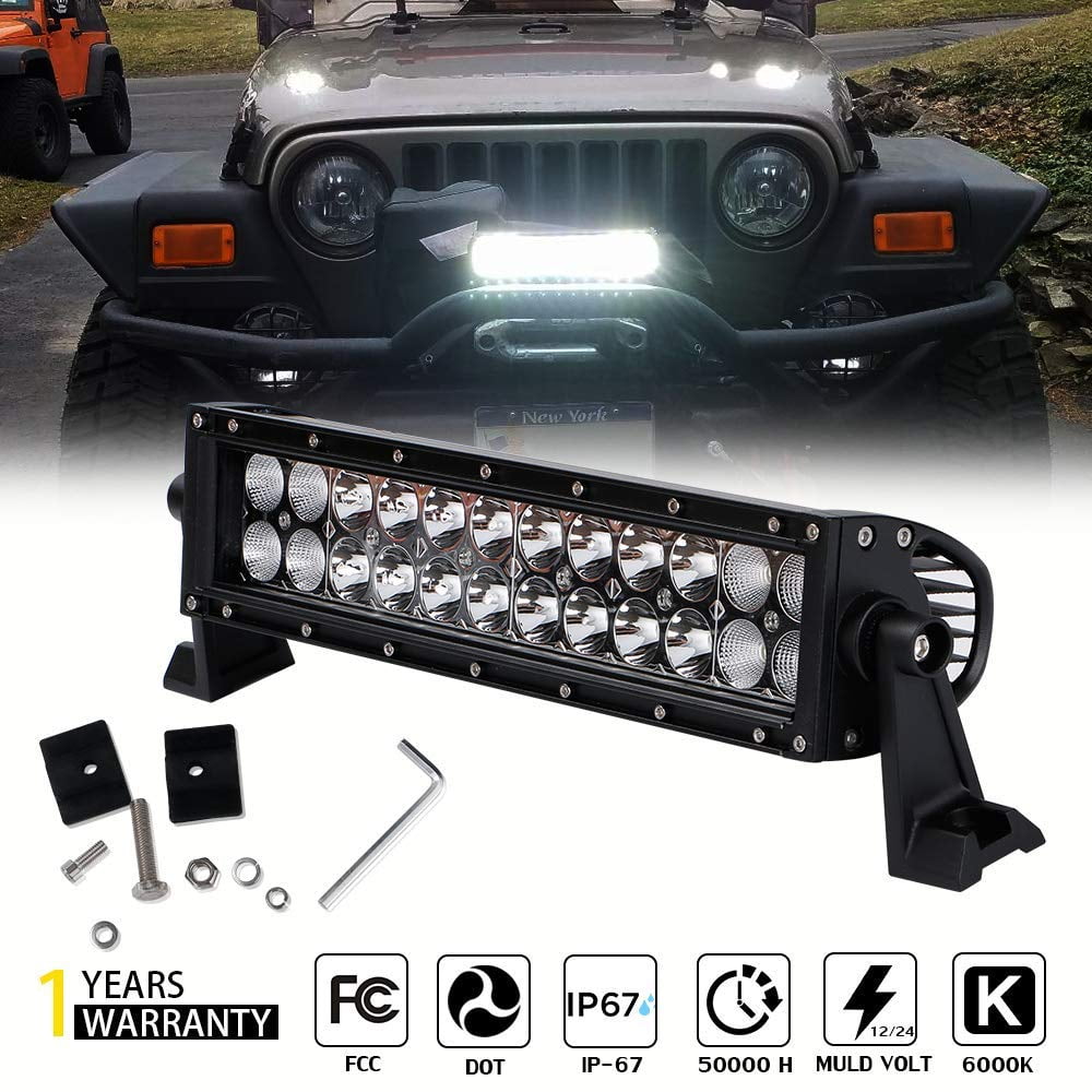 LED Work Bar Off-road Car Driving Roof Bumper Fog Light Lamp Super Bright 12V
