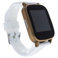 thumbnail image 2 of Ek-G2 Montre Connectee Bronze/white Silicone Strap Smart Watch Watch For Men 1 Pc, 2 of 2