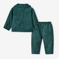 thumbnail image 5 of Povozer Baby Boy Suits Toddler Dress Shirt with Pants Sets Gentleman Wedding(Green,2-3Y), 5 of 5