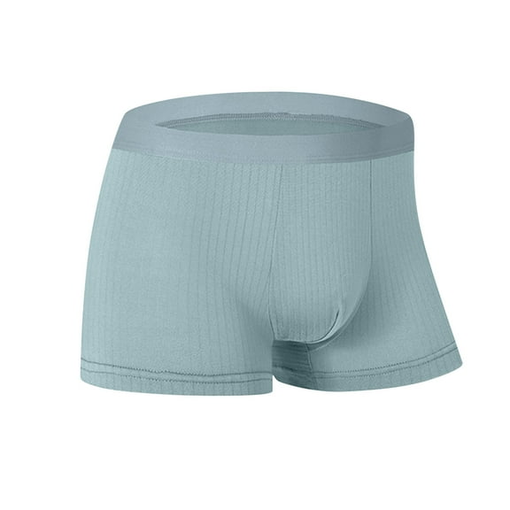 Big & Tall 4XL Men's Boxer Briefs - Polyester, Ribbed, Moisture Wicking, Durable, Comfortable Waistband, Green, Everyday Underwear