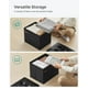 thumbnail image 4 of Taburete plegable Storage Ottoman SONGMICS, pequeño, con reposapiés, negro, 4 of 6