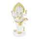 thumbnail image 2 of DIOS hindú estatua DIOS India Buda estatuilla decoración Blanco translúcido Gloria Estatua de Buda, 2 of 9