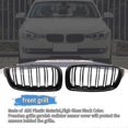 thumbnail image 4 of Gloss Black Car Front Kidney Grille Grill for- 3 Series F30 F31 F35 2012-2018, 4 of 5