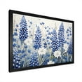 thumbnail image 2 of Designart "Peaceful Blue Bonnets I" Blue Bonnets Picture Framed Canvas Wall Art, 2 of 5