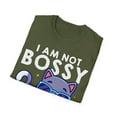 thumbnail image 5 of I'm Not Bossy I Just Know What You Should Be Doing Feline Unisex T-Shirt, 5 of 5
