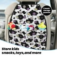 thumbnail image 5 of Fuzoiu Daisies Flowers Print 2 Pack Kick Mat Back Seat Protector With 3 Storage Pockets, Universal Car Seat Back Organizer For Kids Pets, Waterproof Backseat Protector For Most Car, 5 of 8