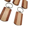 thumbnail image 6 of Blank Keychain Paint Key Rectangular DIY Tags chain Key Tags Charms for Festival Rectangle Wooden Xmas Kids, 6 of 8