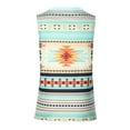 thumbnail image 5 of JINMGG Tank Tops for Women under $5,Fashion Woman V-Neck Sleeveless Blouse T-Shirt Ethnic Retro Printing Loose Tops Green M, 5 of 8