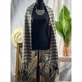thumbnail image 6 of Elegant Gray Polyester Scarf for All Seasons - Timeless Style Accessory|SOL24A258, 6 of 6