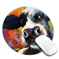 thumbnail image 2 of Disketp Cow Small Mouse Pad 7.9x7.9 Inches,Washable Round Mousepad For Office Laptop Computer,Non-Slip Rubber Base Mouse Pads For Wireless Mouse, 2 of 9